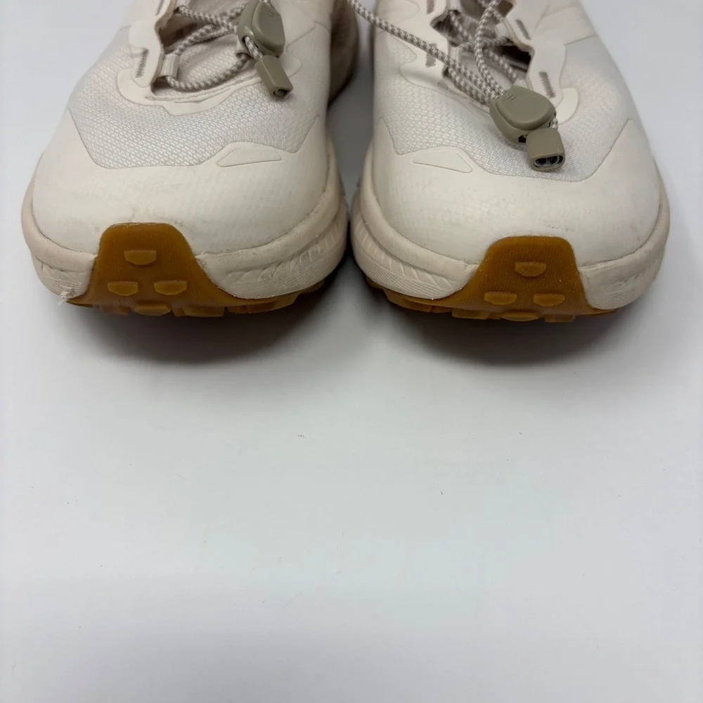 Hoka Transport Women's Size 7 Wide Cream Grey Running Shoes (1164371 EEGG)